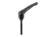 Rękojeść Nastawna cynk czarny RAL 9005 satynowana (06460-2101X60) - Norelem