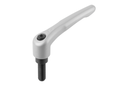 Rękojeść Nastawna cynk srebrny metaliczny satynowana (06460-0A13X45) - Norelem