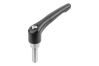 Rękojeść Nastawna cynk czarny RAL 9005 satynowana (06461-5161X60) - Norelem