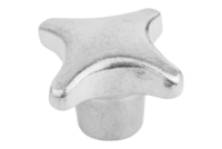 Pokrętło Krzyżowe aluminium z bębnowaniem (06156-306312) - Norelem