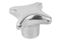 Pokrętło Krzyżowe aluminium polerowany (06156-3040082) - Norelem