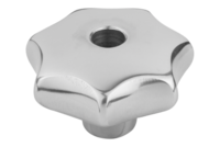 Pokrętło Gwiaździste aluminium polerowany (06192-240082) - Norelem
