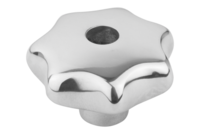 Pokrętło Gwiaździste aluminium polerowany (06192-440082) - Norelem