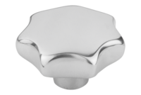 Pokrętło Gwiaździste aluminium polerowany (06192-540082) - Norelem