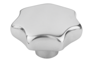 Pokrętło Gwiaździste aluminium polerowany (06192-540082) - Norelem