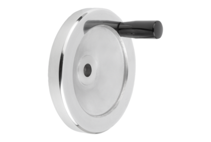 Koło Ręczne otwór pasowany aluminium (06275-2080X10) - Norelem