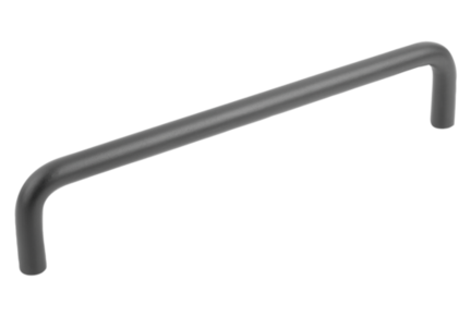 Uchwyt Pałąkowy okrągły aluminium czarny matowa i anodyzowana (06917-200061) - Norelem