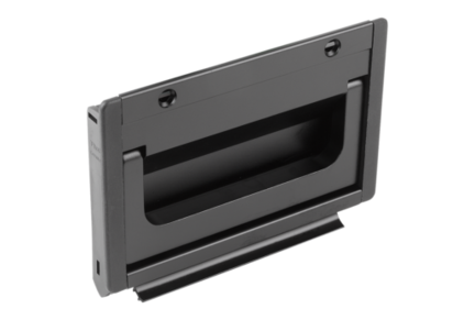 Uchwyt Kasetowy kkładany aluminium czarny anodowany (06961-10021) - Norelem