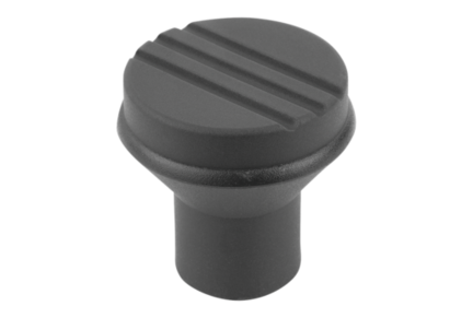 Przycisk Grzybkowy termoplast ciemnoszary RAL 7021 (06241-005) - Norelem