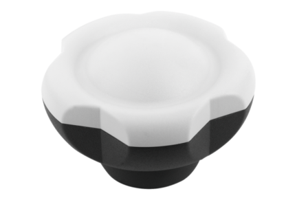 Pokrętło Gwiaździstw Pięcioramienne termoplast ciemnoszary RAL 7021 (06253-50A35) - Norelem