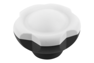 Pokrętło Gwiaździstw Pięcioramienne termoplast ciemnoszary RAL 7021 (06253-50A515) - Norelem