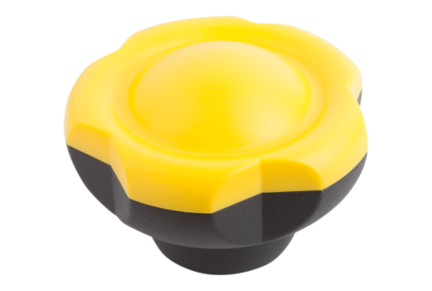 Pokrętło Gwiaździstw Pięcioramienne termoplast ciemnoszary RAL 7021 (06253-50127) - Norelem