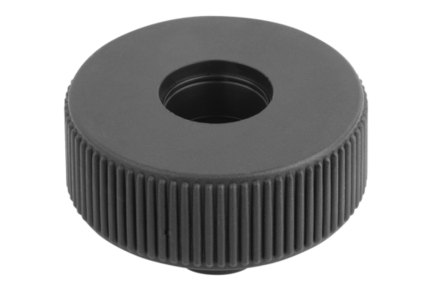 Kółko Radełkowane termoplast ciemnoszary RAL 7021 (06266-11A1) - Norelem