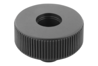 Kółko Radełkowane termoplast ciemnoszary RAL 7021 (06266-3106) - Norelem