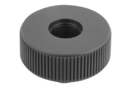 Kółko Radełkowane termoplast ciemnoszary RAL 7021 (06267-1105) - Norelem