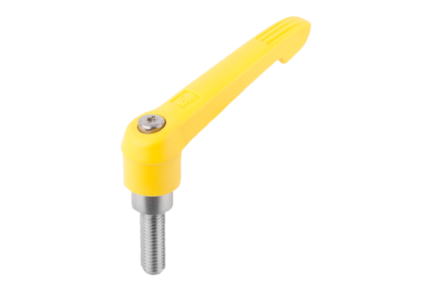 Rękojeść Nastawna tworzywo sztuczne żółty RAL 1021 (06611-30816X30) - Norelem