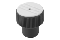 Pokrętło Radełkowane termoplast ciemnoszary RAL 7021 (07125-3065) - Norelem