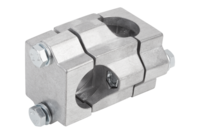 Złączka Zaciskowa krzyzowy aluminium z bębnowaniem (29000-523030) - Norelem