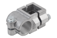 Złączka Zaciskowa krzyzowy aluminium z bębnowaniem (29004-54040) - Norelem