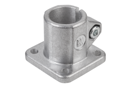 Złączka Zaciskowa ze stopką aluminium z bębnowaniem (29010-5D2) - Norelem