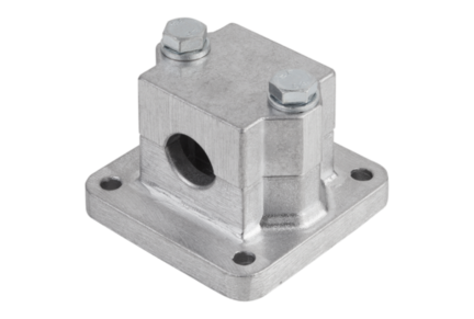 Złączka Zaciskowa z kołnierzem aluminium z bębnowaniem (29014-52CS) - Norelem
