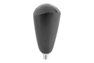 Uchwyt obrotowy duroplast wypolerowane na wysoki połysk czarne (06316-1A2009) - Norelem