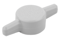Pokrętło Motylkowe termoplast szary (06133-0505) - Norelem