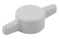 Pokrętło Motylkowe termoplast szary (06133-1005) - Norelem
