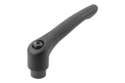 Rękojeść Nastawna stal czarny RAL 9005 satynowana (06442-4A41) - Norelem