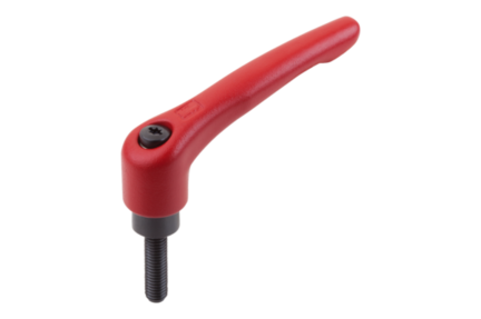 Rękojeść Nastawna stal czerwony RAL 3003 satynowana (06443-2A227X45) - Norelem