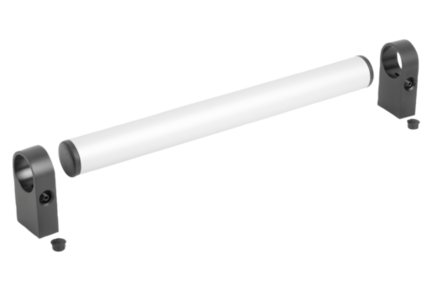 Uchwyt Ruruwy nastawny aluminium anodyzowany w kolorze naturalnym (06947-5003012) - Norelem