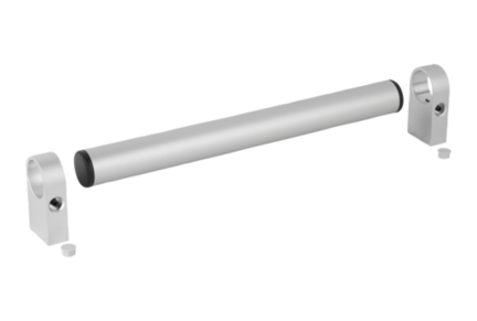 Uchwyt Ruruwy nastawny aluminium anodyzowany w kolorze naturalnym (06947-4003011) - Norelem