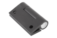 Zawias z nastawnym tarciem aluminium czarny anodowany (27860-55651) - Norelem