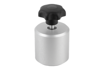 Ogranicznik Zaciskowy nastawny aluminium anodyzowany w kolorze naturalnym (03081-064040) - Norelem