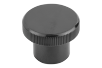 Pokrętło Radełkowane duroplast czarny (06097-102206) - Norelem