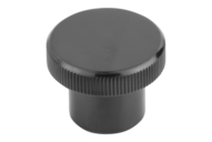 Pokrętło Radełkowane duroplast czarny (06097-102606) - Norelem
