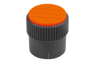 Pokrętło Radełkowane termoplast ciemnoszary RAL 7021 (06100-21051) - Norelem