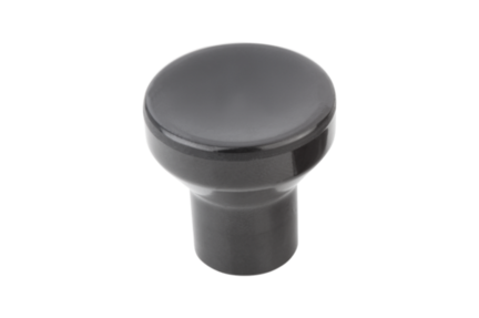 Przycisk Grzybkowy duroplast czarny polerowany (06240-10-105) - Norelem