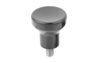 Przycisk Grzybkowy duroplast czarny polerowany (06240-11-105X10) - Norelem