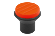 Przycisk Grzybkowy termoplast ciemnoszary RAL 7021 (06241-0041) - Norelem