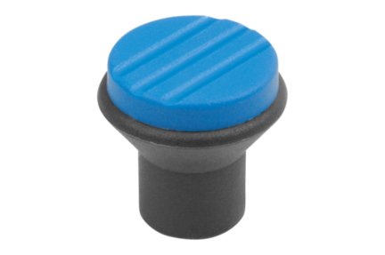 Przycisk Grzybkowy termoplast ciemnoszary RAL 7021 (06241-063) - Norelem