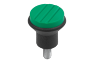 Przycisk Grzybkowy termoplast ciemnoszary RAL 7021 (06242-042X10) - Norelem