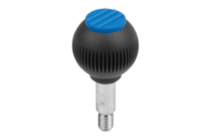 Uchwyt Kulisty obrotowy termoplast ciemnoszary RAL 7021 (06246-1063) - Norelem