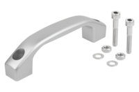 Uchwyt Pałąkowy aluminium srebrny (06916-10-1160083) - Norelem