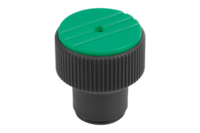 Pokrętło Radełkowane termoplast ciemnoszary RAL 7021 (07125-2062) - Norelem