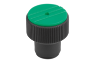 Pokrętło Radełkowane termoplast ciemnoszary RAL 7021 (07125-2062) - Norelem