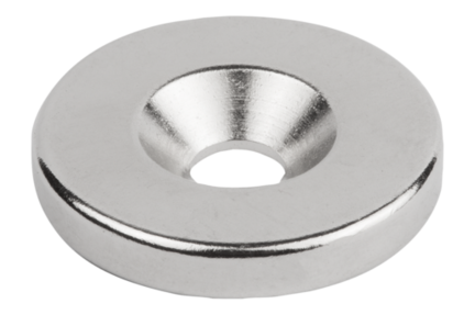 Magnes Surowy ringmagnet NDFEB nikolowany (09001-15) - Norelem