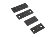 Noniusz poziomy aluminium czarny anodowany (21882-0001) - Norelem