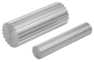 Walek zębaty aluminium z połyskiem (22007-05013) - Norelem