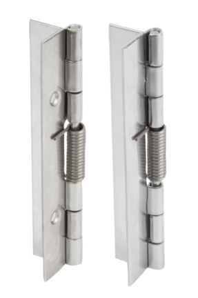 Zawias Sprezynujacy sprezyna otwierająca aluminium z połyskiem (27902-24012000) - Norelem